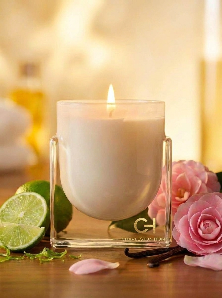 Camellia + Lime — 5.6oz Luxury Soy/Coco Candle