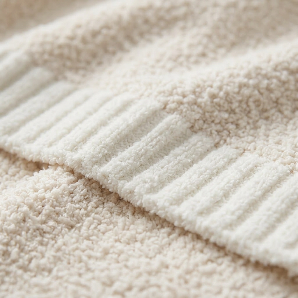 Luxe Feather Knit Blanket