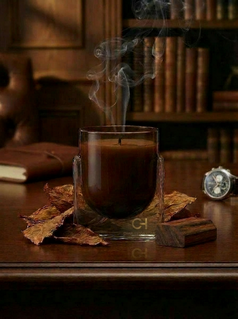 Tobacco + Teak — 5.6 oz Luxury Soy/Coco Candle